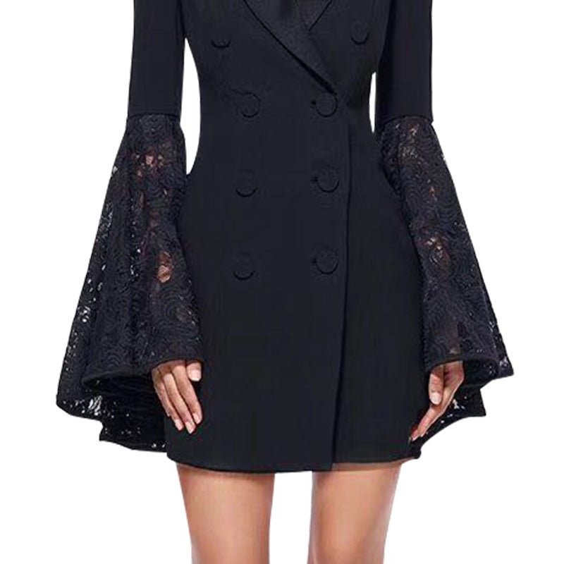 Black Suit Jacket For Women $79.00 Dana Fashion Color: Black Size: L Women's clothing Product information: Color: Black Size: S,M,L,XL Style: slim fit Style type: private clothing socialite Popular elements: lace Fabric name: Polyester Fiber Sleeve type:
