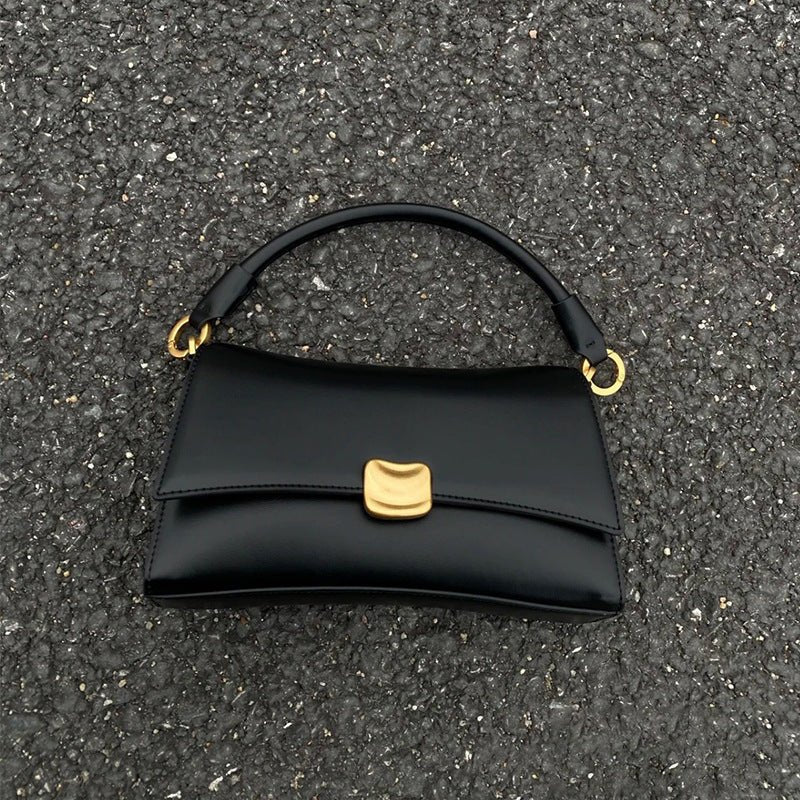 Black Underarm Baguette Bag Portable Crossbody Bag $31.47 Dana Fashion Color: Black Size: 23x13x7cm Women's Bags Product information: Color: Black Hardness: medium and soft Size: length 23cm height 13cm bottom thickness 7cm Material: PU Suitcase shape: Ho