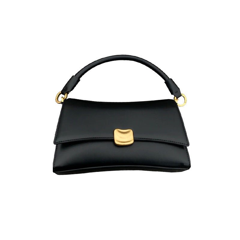 Black Underarm Baguette Bag Portable Crossbody Bag $31.47 Dana Fashion Color: Black Size: 23x13x7cm Women's Bags Product information: Color: Black Hardness: medium and soft Size: length 23cm height 13cm bottom thickness 7cm Material: PU Suitcase shape: Ho