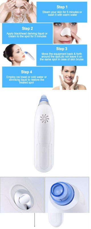 Blackhead Electric Pore Export Blackhead Cleaner $20.38 Dana Fashion Color: Pink Beauty Tools Product Information: Working method: Ultrasonic vibration Function: Blackhead suction Color: White, pink Packing List: Cleanser X1