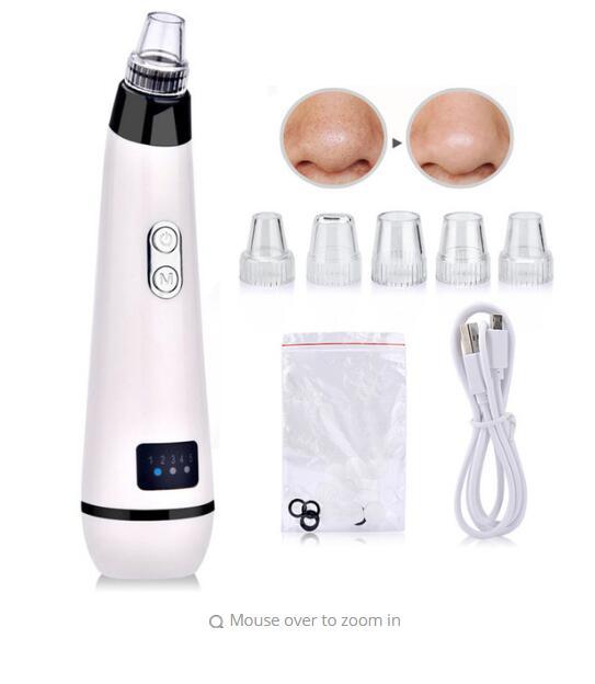 Blackhead Instrument Electric Suction Facial Washing Instrument Beauty Acne Cleaning Blackhead Suction Instrument $56.67 Dana Fashion Color: Powerful black Beauty Tools Overview Functions: 1. Remove Blackhead, deeply clean face 2. For acne, pimple skin tr