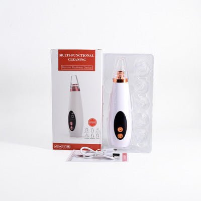 Blackhead Pore Vacuum Cleaner Nose Cleanser Blackheads Remover Blackhead Acne Removal Button Face Suction Beauty Skin Care Tool $28.22 Dana Fashion Color: White Model: USB Beauty Tools Name: microcrystalline blackhead instrument Product model: ly-9128 Inp