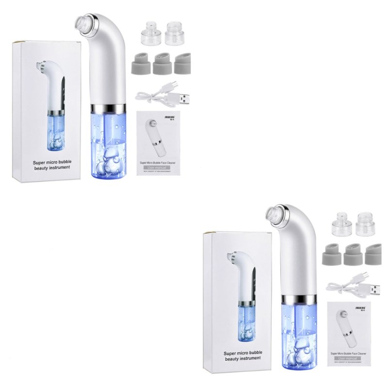 Blackhead Remover Pore Vacuum Cleaner Upgraded Blackhead Vacuum Rechargeable Face Vacuum Comedone Extractor Tool For Blackhead $102.31 Dana Fashion Color: White 2PC Beauty Tools Overview: MULTI-FUNCTIONAL & PROFESSIONAL – FIVE INTENSITY LEVELS AND 3 REPLA