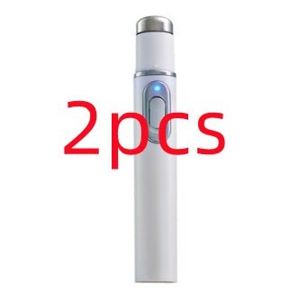 Blue Light Therapy Acne Laser Pen Soft Scar Wrinkle Removal Treatment Device Skin Care Beauty Equipment $19.99 Dana Fashion quantity: No logo 2pcs Beauty Tools Overview: This is a handy photon device for all skincare. It is using the specific 415mm blue l