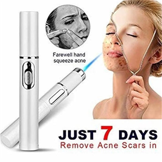 Blue Light Therapy Acne Laser Pen Soft Scar Wrinkle Removal Treatment Device Skin Care Beauty Equipment $16.25 Dana Fashion quantity: No logo Beauty Tools Overview: This is a handy photon device for all skincare. It is using the specific 415mm blue light