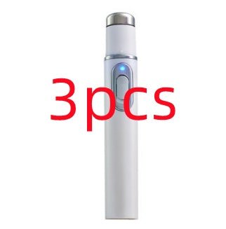 Blue Light Therapy Acne Laser Pen Soft Scar Wrinkle Removal Treatment Device Skin Care Beauty Equipment $24.50 Dana Fashion quantity: No logo 3pcs Beauty Tools Overview: This is a handy photon device for all skincare. It is using the specific 415mm blue l