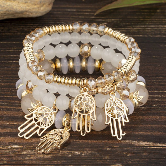 Bohemian Bracelet Creative Women's Jewelry Palm $18.50 Dana Fashion Color: B153 Beige Women's Accessories Product information: Treatment Process: Electroplating Color: B153-Blue Black, B153-pink, B153-coffee, B153-black big hand, B153-light mixed, B153-li
