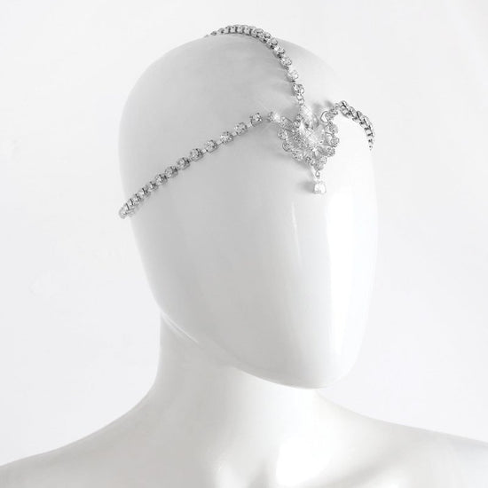 Bohemian Water Drop Forehead Lace $36.40 Dana Fashion Color: Silver Women's Accessories Product information: Color: gold, silver Style: Women's Material: Rhinestone Shape: Geometric Popular elements: rhinestones Style: Simple Packing list: Forehead chain