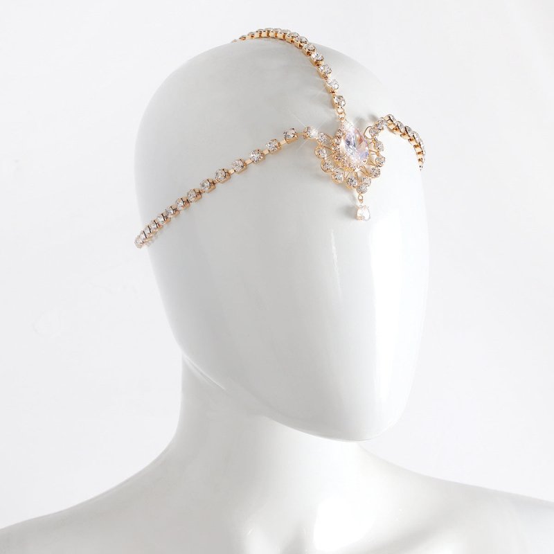 Bohemian Water Drop Forehead Lace $36.40 Dana Fashion Color: Gold Women's Accessories Product information: Color: gold, silver Style: Women's Material: Rhinestone Shape: Geometric Popular elements: rhinestones Style: Simple Packing list: Forehead chain *1