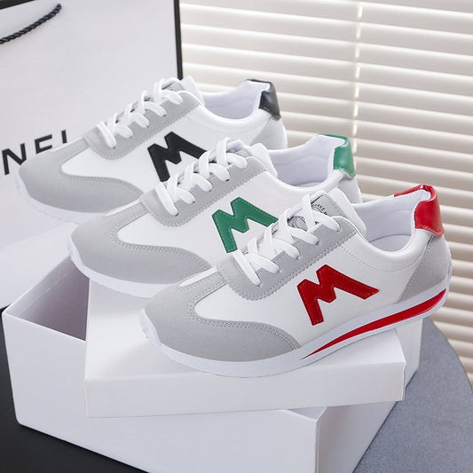 Bottom Argan Women's Leather Korean Style Versatile Student Casual Running Shoes $29.99 Dana Fashion Color: Black Size: 35 Women's shoes Product information: Pattern: Letters Lining material: cloth Applicable sports: Universal Color: red, green, black Upp