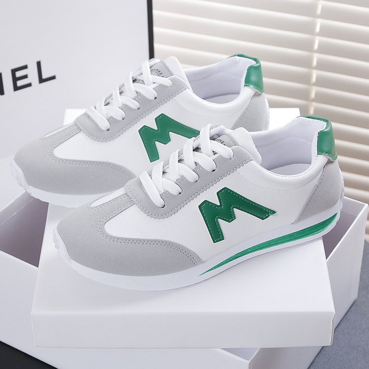 Bottom Argan Women's Leather Korean Style Versatile Student Casual Running Shoes $29.99 Dana Fashion Color: Green Size: 35 Women's shoes Product information: Pattern: Letters Lining material: cloth Applicable sports: Universal Color: red, green, black Upp