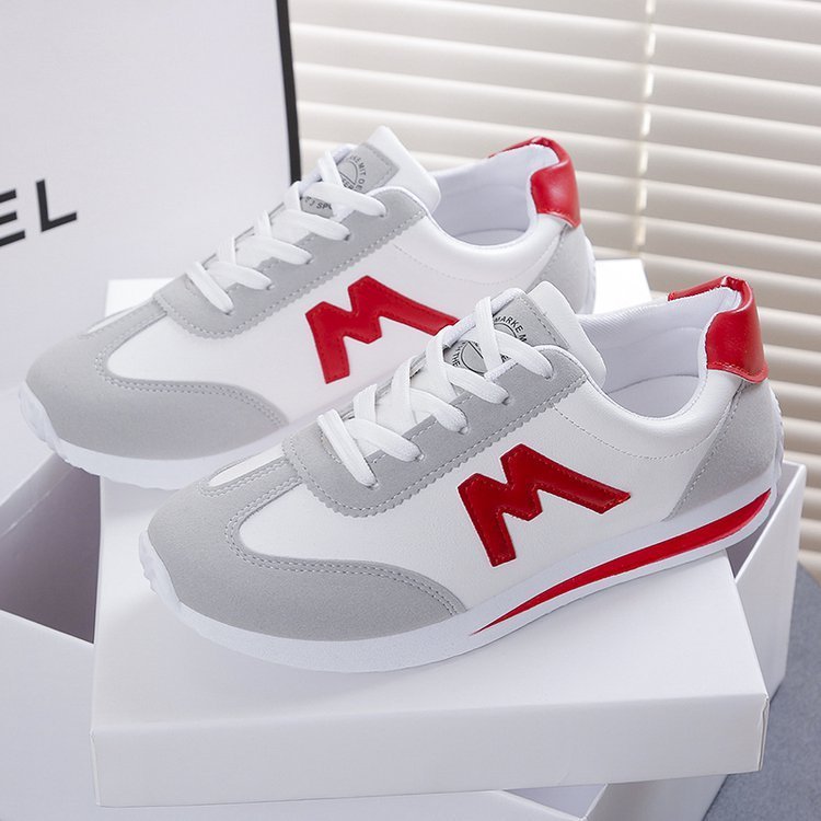 Bottom Argan Women's Leather Korean Style Versatile Student Casual Running Shoes $29.99 Dana Fashion Color: Red Size: 35 Women's shoes Product information: Pattern: Letters Lining material: cloth Applicable sports: Universal Color: red, green, black Upper