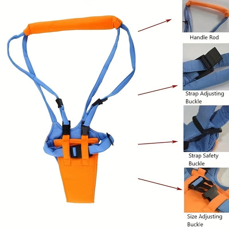 Brand New Kid Baby Infant Toddler Harness Walk Learning Assistant Walker Jumper Strap Belt Safety Reins Harness $39.35 Dana Fashion default: default Baby & Mother Features: NEW Baby Toddler Harness Walk Learning Assistant Walker Moon walk is for children