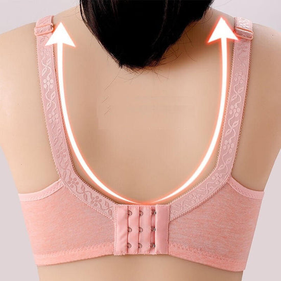 Breast Bra Anti Light Pregnant Women Underwear Pregnant Women Without Steel Ring Gathered After The Baby Feeding Bra $25.50 Dana Fashion Color: Pink Size: 75BC Women's clothing Product information: Main fabric composition ：cotton Comfort: no steel ring Th