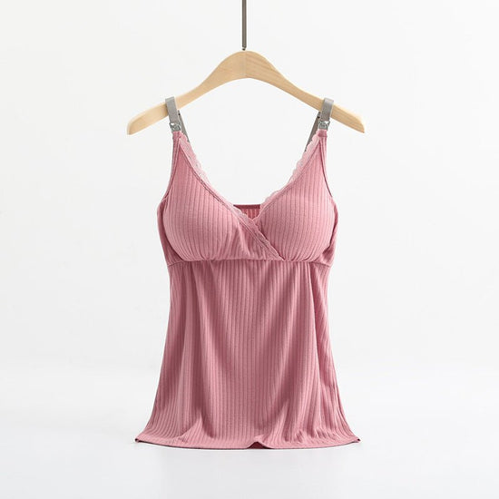Breast feeding vest with cross elastic bra $19.41 Dana Fashion Color: Bean Paste Size: 3XL Baby & Mother Fabric name: Modal Main fabric composition: cotton Main fabric ingredient content 95 (%) Product category camisole 1. Asian sizes are 1 to 2 sizes sma