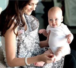 Breastfeeding Cover $17.36 Dana Fashion style: Grey Baby & Mother Perfect care surface, long and wide 100% breathable baby safety cotton A stiff frame makes it easy for you to see your baby Keep you cool while breastfeeding Easily move the cover to the ca