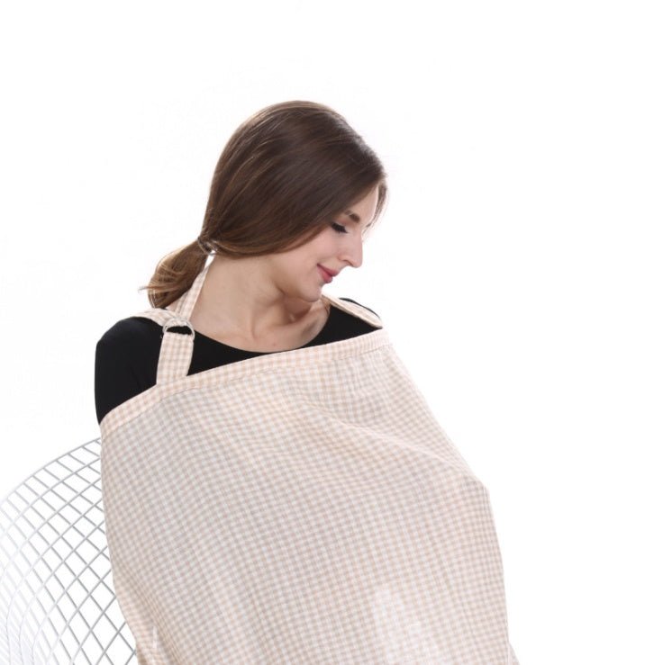 Breastfeeding Cover $17.37 Dana Fashion style: Colorful cotton plaid Baby & Mother Perfect care surface, long and wide 100% breathable baby safety cotton A stiff frame makes it easy for you to see your baby Keep you cool while breastfeeding Easily move th