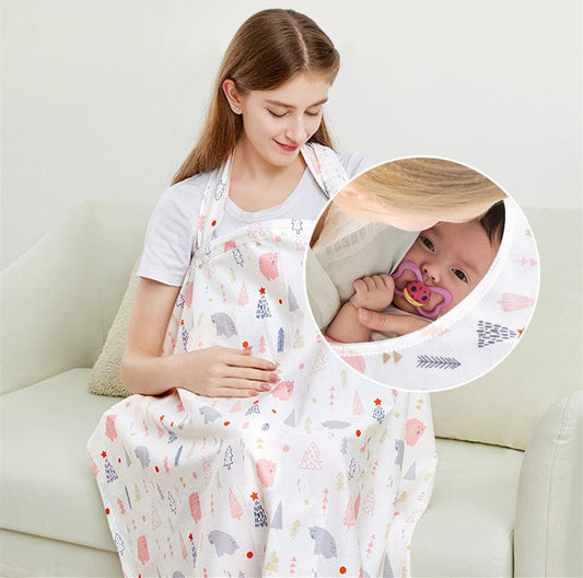 Breastfeeding Towel Vest Go Out And Fig Sling Pure Cotton Anti-lighting Artifact Nursing Clothes $34.02 Dana Fashion Color: Forest Elk Size: 100x70CM Baby & Mother Product information : Material: Cotton Size: 100*70cm Fabric: Pure cotton Pattern: plant fl