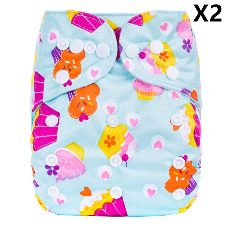 Breathable And Leak-proof Diapers For Baby Diapers $24.38 Dana Fashion style: K 2PCS Baby & Mother Product information Material: PUL knitted fabric + brushed cloth lining Applicable people: unlimited Specifications: Free size (adjustable by button) Suitab