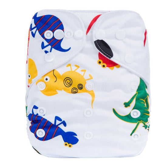 Breathable And Leak-proof Diapers For Baby Diapers $14.21 Dana Fashion style: N Baby & Mother Product information Material: PUL knitted fabric + brushed cloth lining Applicable people: unlimited Specifications: Free size (adjustable by button) Suitable we