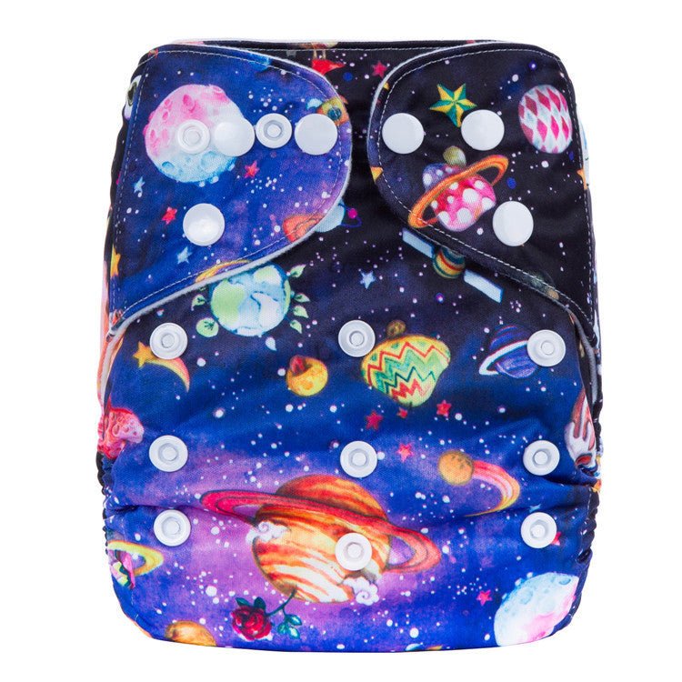 Breathable And Leak-proof Diapers For Baby Diapers $14.21 Dana Fashion style: E Baby & Mother Product information Material: PUL knitted fabric + brushed cloth lining Applicable people: unlimited Specifications: Free size (adjustable by button) Suitable we