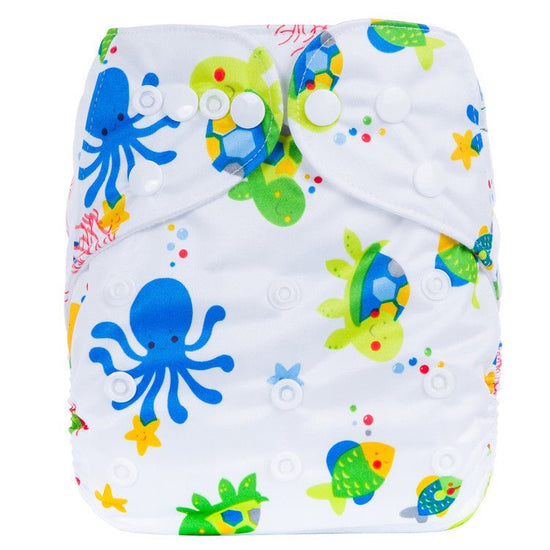 Breathable And Leak-proof Diapers For Baby Diapers $14.21 Dana Fashion style: J Baby & Mother Product information Material: PUL knitted fabric + brushed cloth lining Applicable people: unlimited Specifications: Free size (adjustable by button) Suitable we