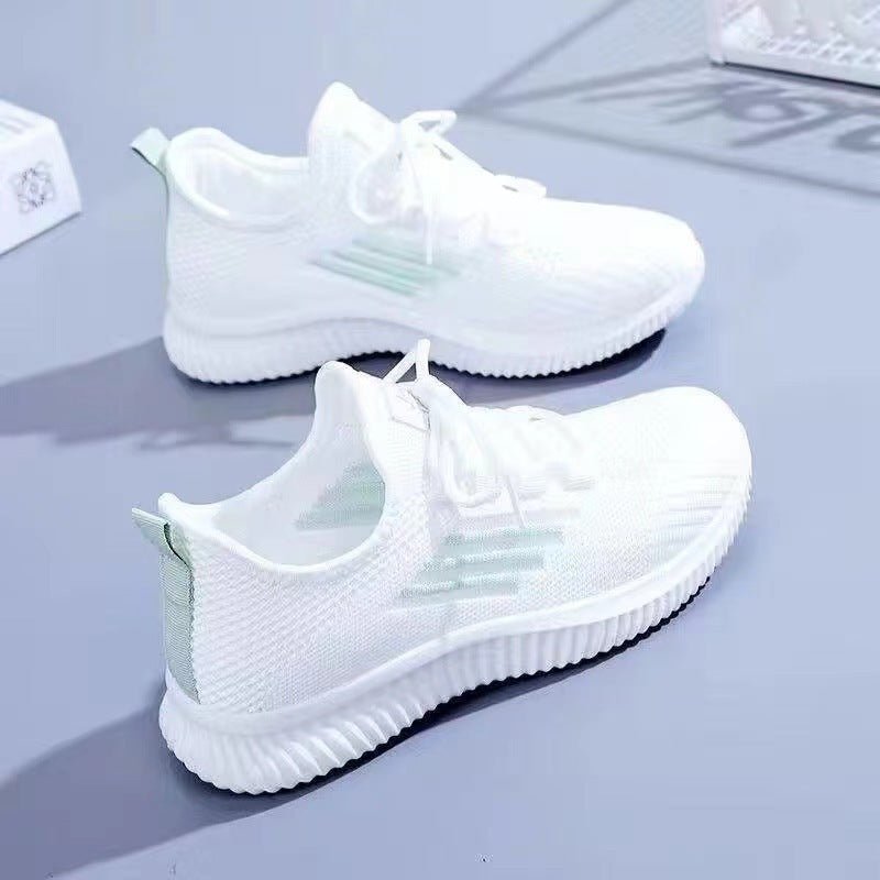 Breathable Casual Shoes Korean Sports Mesh Surface Soft Bottom Flyknit $23.50 Dana Fashion Color: C18 Black Size: 36 Women's shoes Product information: Pattern: solid color Applicable sports: Hiking Lining material: Cotton Color: C18 orange, C18 Green, C1