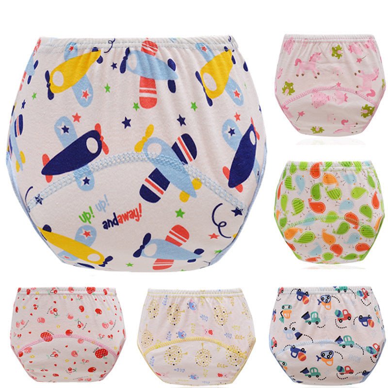 Breathable Pull-Up Pants Children's Full Bread Pants $11.30 Dana Fashion Color: Princess pony Size: L Baby Clothing Product information: Material: pure cotton Applicable age: 6-12 months, 0-6 months Color: small plane, princess pony Specification: S, M, L