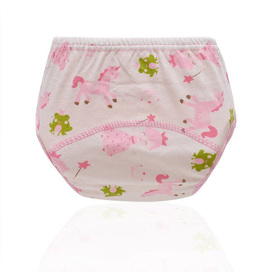 Breathable Pull-Up Pants Children's Full Bread Pants $11.30 Dana Fashion Color: Princess pony Size: L Baby Clothing Product information: Material: pure cotton Applicable age: 6-12 months, 0-6 months Color: small plane, princess pony Specification: S, M, L