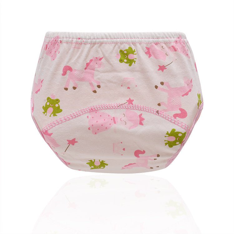 Breathable Pull-Up Pants Children's Full Bread Pants $11.30 Dana Fashion Color: Princess pony Size: L Baby Clothing Product information: Material: pure cotton Applicable age: 6-12 months, 0-6 months Color: small plane, princess pony Specification: S, M, L