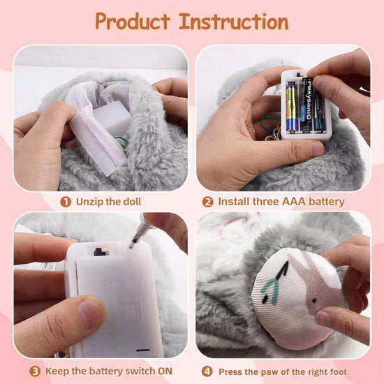 Breathing Rabbit Soothing Sensory Plush Toy With Relieve Anxiety Bunny Comforter Breathes For Newborn Conciliate Baby $29.30 Dana Fashion Color: New Breathing Rabbit Height: 32cm Toys & Hobbies Overview: This is a unique plush toy that helps comfort your