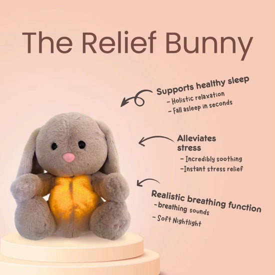 Breathing Rabbit Soothing Sensory Plush Toy With Relieve Anxiety Bunny Comforter Breathes For Newborn Conciliate Baby $29.30 Dana Fashion Color: New Breathing Rabbit Height: 32cm Toys & Hobbies Overview: This is a unique plush toy that helps comfort your