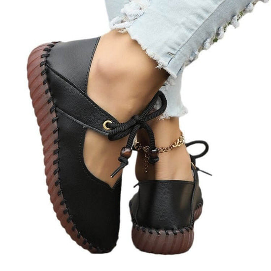 British Retro Round Head Lightweight Soft Sole Casual Pumps Women $35.50 Dana Fashion Color: Beige Size: 35 Women's shoes Product information: Pattern: solid color Lining material: PU Applicable sports: Universal Color: beige, black Upper height: low top