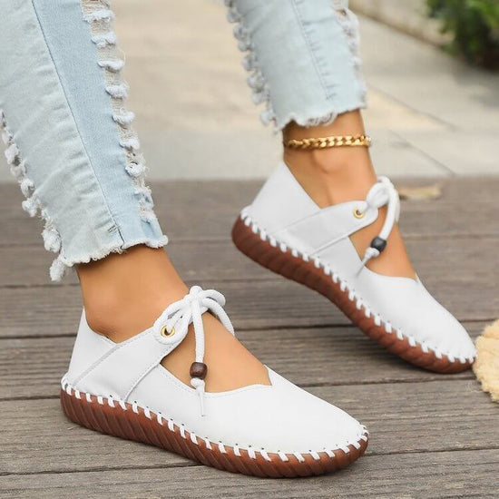 British Retro Round Head Lightweight Soft Sole Casual Pumps Women $35.50 Dana Fashion Color: Beige Size: 35 Women's shoes Product information: Pattern: solid color Lining material: PU Applicable sports: Universal Color: beige, black Upper height: low top