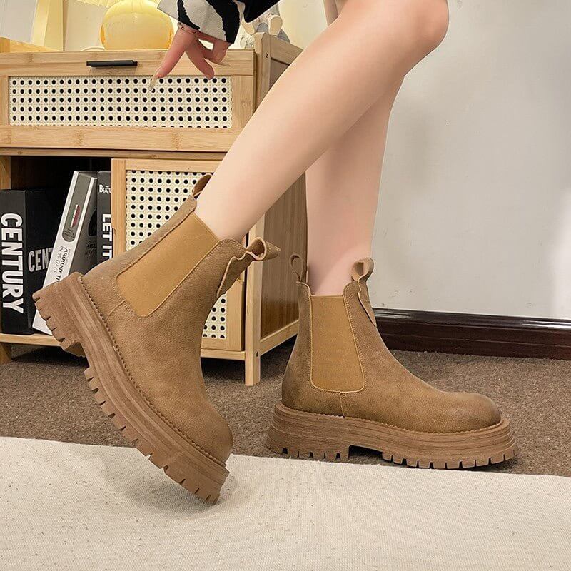 British Style Complex Sleeve Motorcycle Boots Women $55.90 Dana Fashion Color: Black Size: 35 Women's shoes Product information: Lining material: Leather Color: khaki, black, Ginger yellow Size: 35, 36, 37, 38, 39, 40 Sole material: rubber Toe holder shap