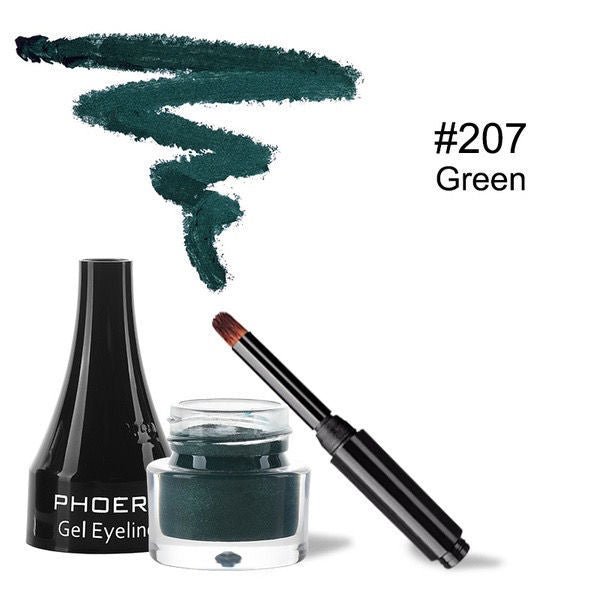 Brown Novice Makeup Black Eye Liner Makeup Makeup $25.34 Dana Fashion Color: Green makeup Product information: Composition: mineral Efficacy: Beautify the eyes Type: Eyeliner, Eyeliner Net content: 2.2g Weight: 19g