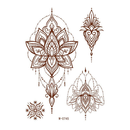 Brown Red Indian Hannah Waterproof Lace Tattoo Sticker $8.00 Dana Fashion Pattern: W0745S Size: 208x148mm Women's Accessories Product information: Pattern: W-0846S,W-0847S,W-0848S,W-0849S,W-0850S,W-0851S,W-0852S,W-0853S,W-0854S,W-0737S,W-0738S,W-0739S,W-0