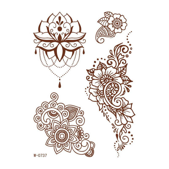Brown Red Indian Hannah Waterproof Lace Tattoo Sticker $8.00 Dana Fashion Pattern: W0737S Size: 208x148mm Women's Accessories Product information: Pattern: W-0846S,W-0847S,W-0848S,W-0849S,W-0850S,W-0851S,W-0852S,W-0853S,W-0854S,W-0737S,W-0738S,W-0739S,W-0