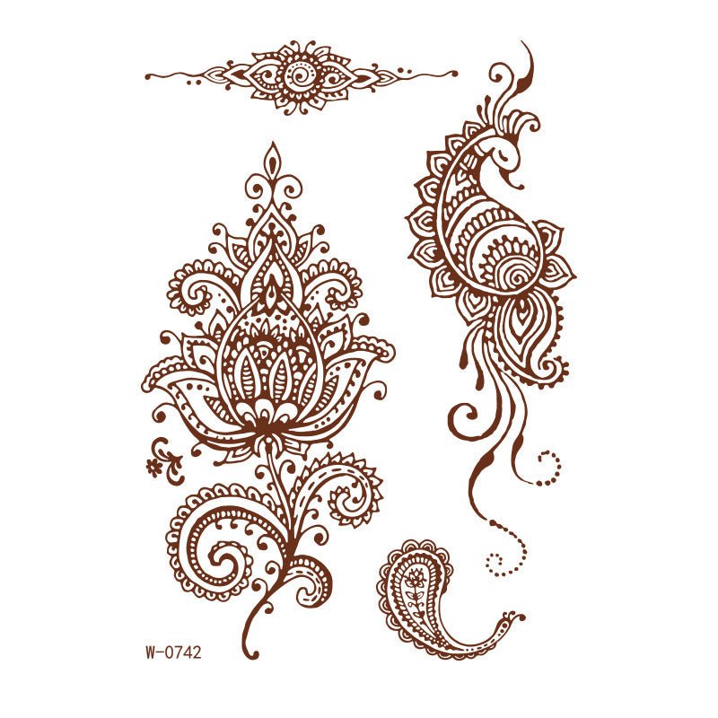 Brown Red Indian Hannah Waterproof Lace Tattoo Sticker $8.00 Dana Fashion Pattern: W0742S Size: 208x148mm Women's Accessories Product information: Pattern: W-0846S,W-0847S,W-0848S,W-0849S,W-0850S,W-0851S,W-0852S,W-0853S,W-0854S,W-0737S,W-0738S,W-0739S,W-0