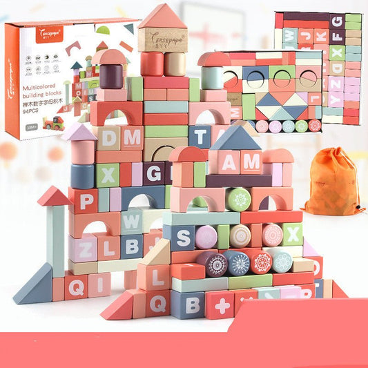 Building blocks assembling intellectual toys $53.18 Dana Fashion Color: Building Blocks Toys & Hobbies Material: wooden Packing method: color box Ability training: grasping, using hands and brains, intellectual development, hand-eye coordination Building
