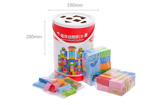 Building blocks educational toys $76.55 Dana Fashion Style: 100 blocks Toys & Hobbies Baby name: Ocean 100 puzzle blocks Suitable age: over 24 months Number of blocks: 100 Wood material: imported beech + maple Paint surface: non-toxic environmentally frie
