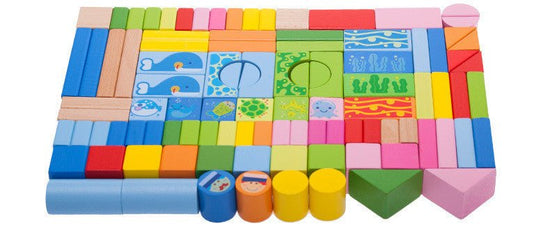 Building blocks educational toys $76.55 Dana Fashion Style: 100 blocks Toys & Hobbies Baby name: Ocean 100 puzzle blocks Suitable age: over 24 months Number of blocks: 100 Wood material: imported beech + maple Paint surface: non-toxic environmentally frie