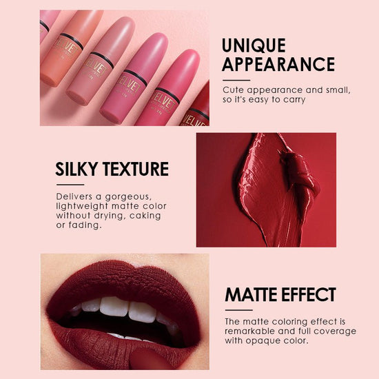 Bullet Matte Lipstick Set Matte Waterproof $28.91 Dana Fashion Color: L2198 makeup Product information: Shelf life: 3 years Ingredients: wax Makeup effect: non-stick cup Size: 16.8cm*10.1cm*2.7cm Packing list: Lipstick X6PCS