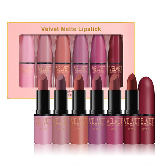 Bullet Matte Lipstick Set Matte Waterproof $28.91 Dana Fashion Color: L2198 makeup Product information: Shelf life: 3 years Ingredients: wax Makeup effect: non-stick cup Size: 16.8cm*10.1cm*2.7cm Packing list: Lipstick X6PCS