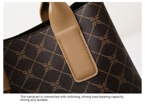 Business Commute Shoulder Bag Large Capacity Totes $85.00 Dana Fashion Color: Presbyopic Women's Bags Product information: Lining texture: Polyester Applicable scenarios: Daily matching Color: presbyopic Outer bag type: open pocket Hardness: medium and so