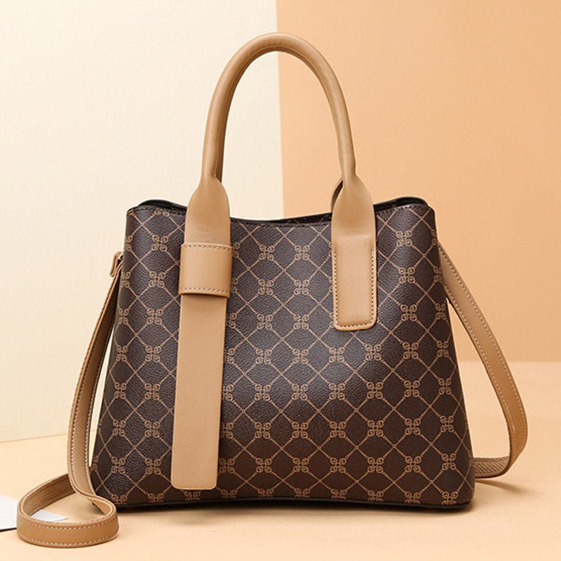 Business Commute Shoulder Bag Large Capacity Totes $85.00 Dana Fashion Color: Presbyopic Women's Bags Product information: Lining texture: Polyester Applicable scenarios: Daily matching Color: presbyopic Outer bag type: open pocket Hardness: medium and so
