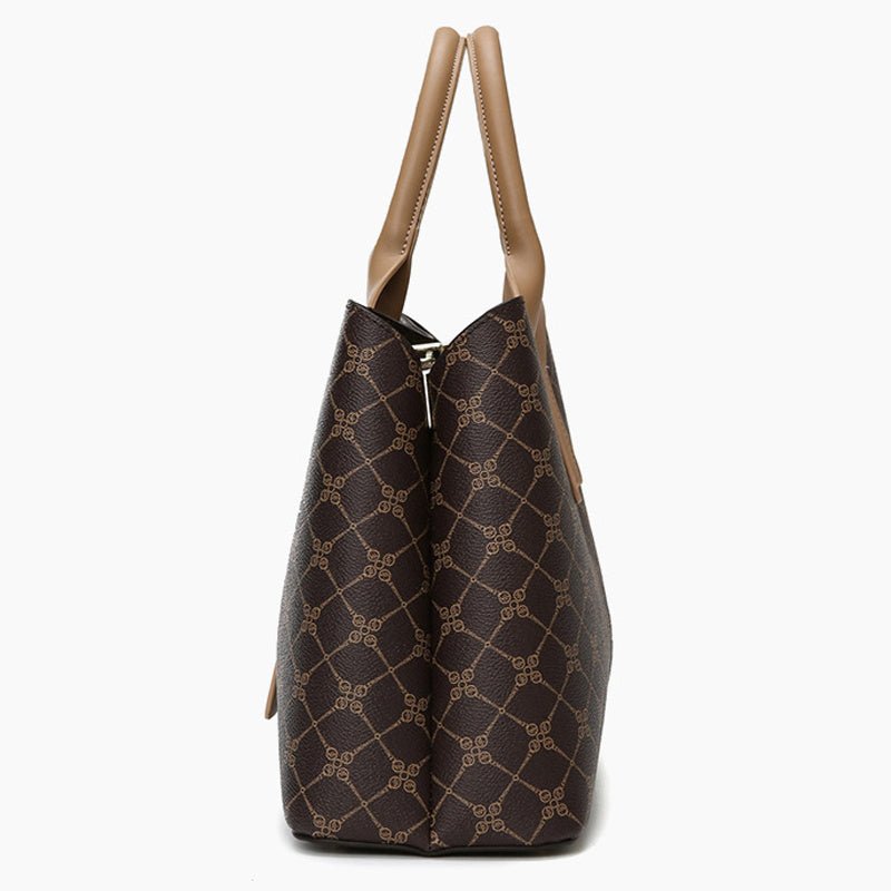 Business Commute Shoulder Bag Large Capacity Totes $85.00 Dana Fashion Color: Presbyopic Women's Bags Product information: Lining texture: Polyester Applicable scenarios: Daily matching Color: presbyopic Outer bag type: open pocket Hardness: medium and so