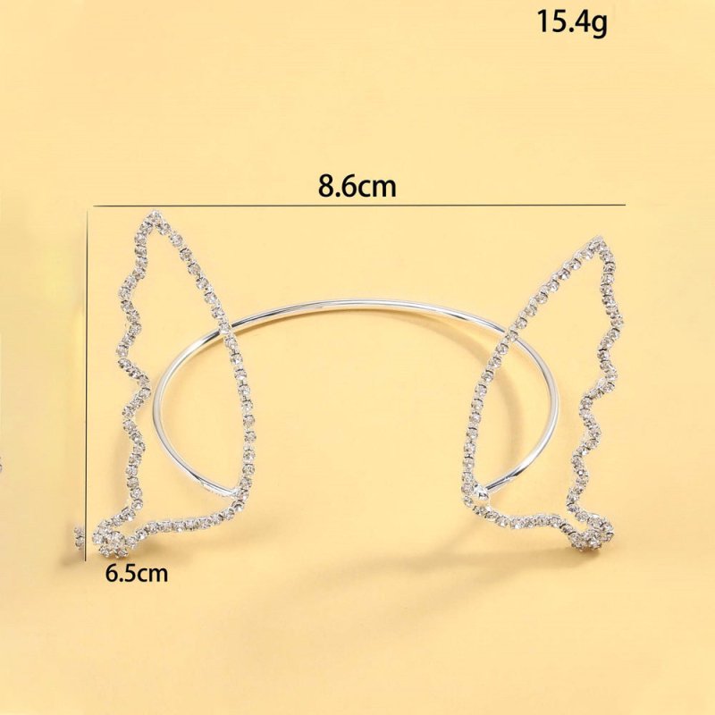 Butterfly Bracelet Female Simple Shiny Rhinestone Armband $20.33 Dana Fashion Color: Gold Women's Accessories Product information: Treatment Process: Electroplating Color: gold, silver Material: Rhinestone Packing list: 1* Armband Product Image: