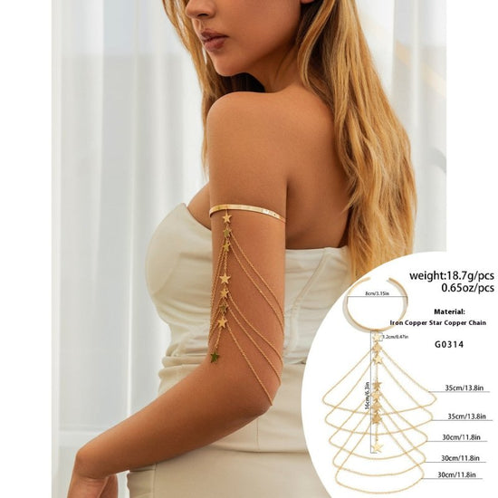 Butterfly Flower Tassel Bracelet Star Shell $12.00 Dana Fashion Color: 02 Gold 0314 Purity: Bracelet Women's Accessories Product information: Treatment Process: Electroplating Color: 01 Gold 0313,01 White K 0313,02 gold 0314,02 White K 0314,03 gold 0315,0