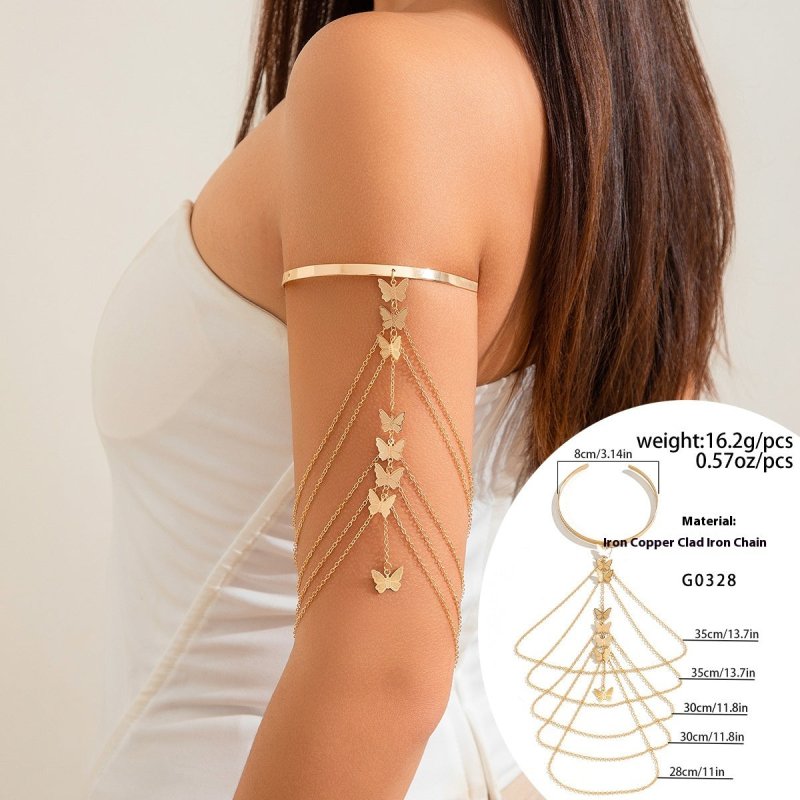 Butterfly Flower Tassel Bracelet Star Shell $12.00 Dana Fashion Color: 07 Gold 0328 Purity: Bracelet Women's Accessories Product information: Treatment Process: Electroplating Color: 01 Gold 0313,01 White K 0313,02 gold 0314,02 White K 0314,03 gold 0315,0